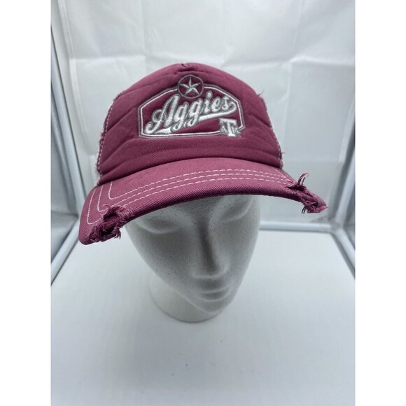 Texas A&M Aggies Faded Red Baseball Cap Snap-back NCAA Men's Trucker Hat - Picture 1 of 7